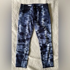 Gap 1969 Always Skinny Jeans tie-dyed, 28, blue